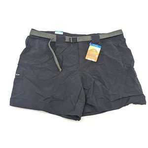 Columbia Women's Sandy River Cargo Shorts Black Size XXL